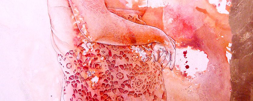 Jean-Philippe Haure, After The Bath, 2006, water media on paper, laid down (…)